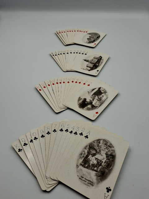 Vintage souvenir The Rocky Mountin playing cards